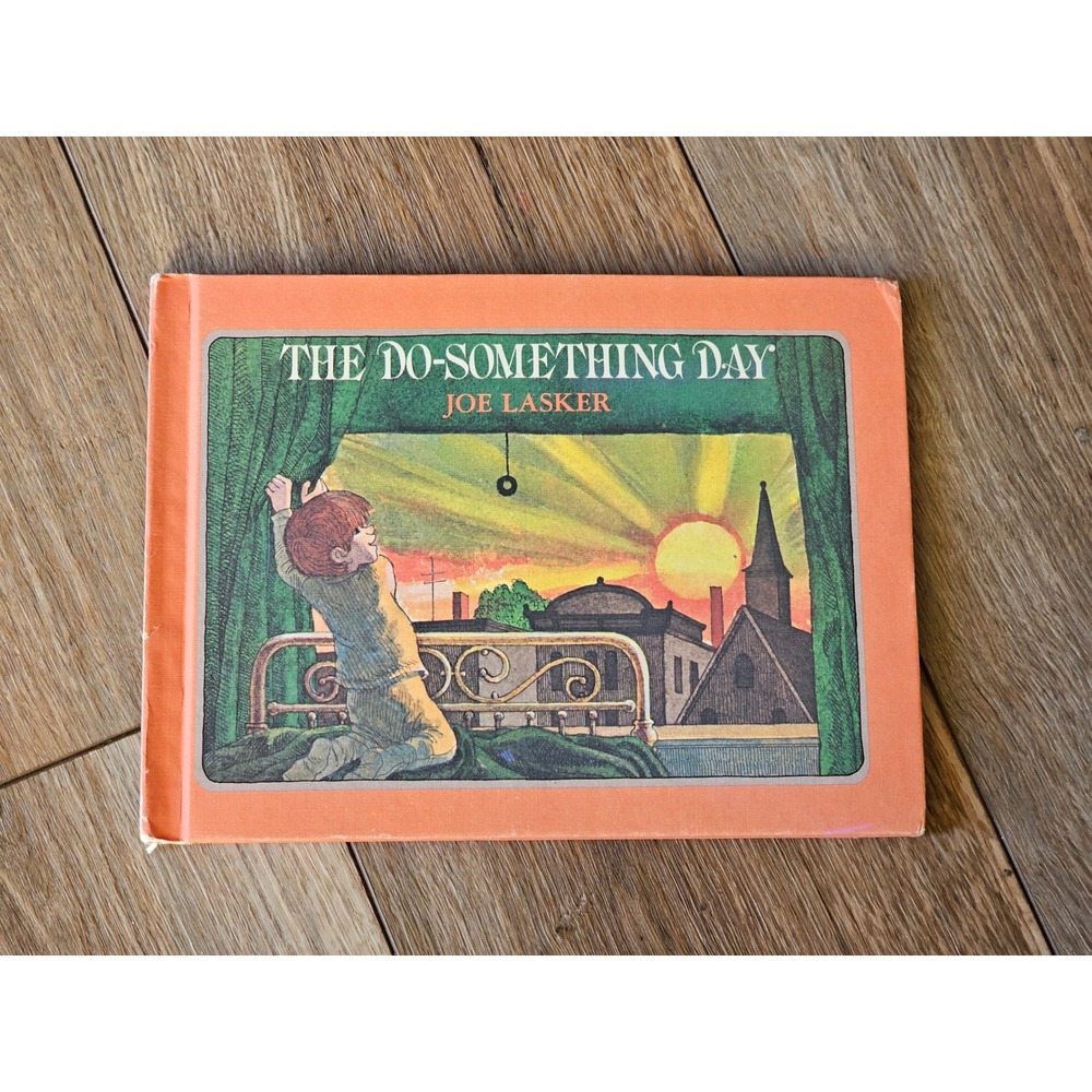 The Do-Something Day Joe Lasker Vtg 1982 Hardcover‎ Children's Choice Book Club